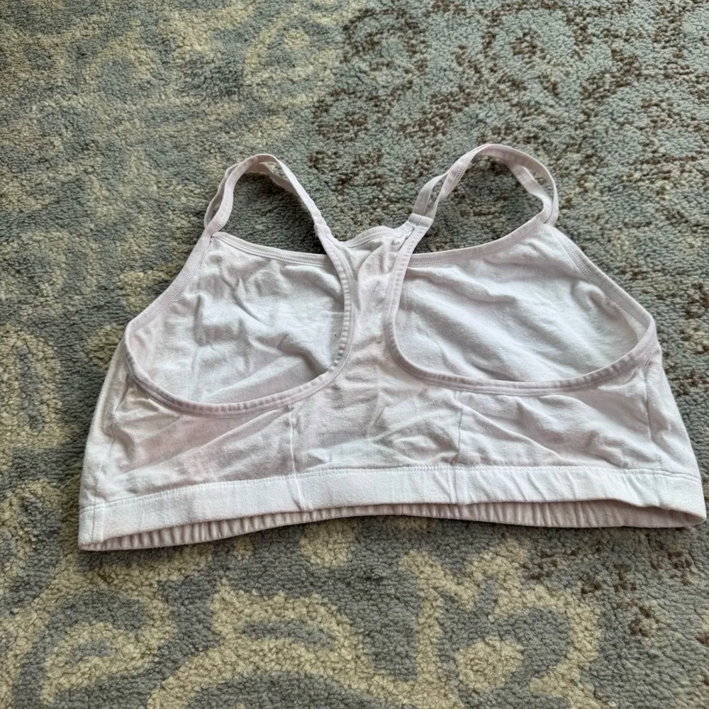 Fruit of the Loom Double Strap Sports Bra Light Pink 44 - Image 2