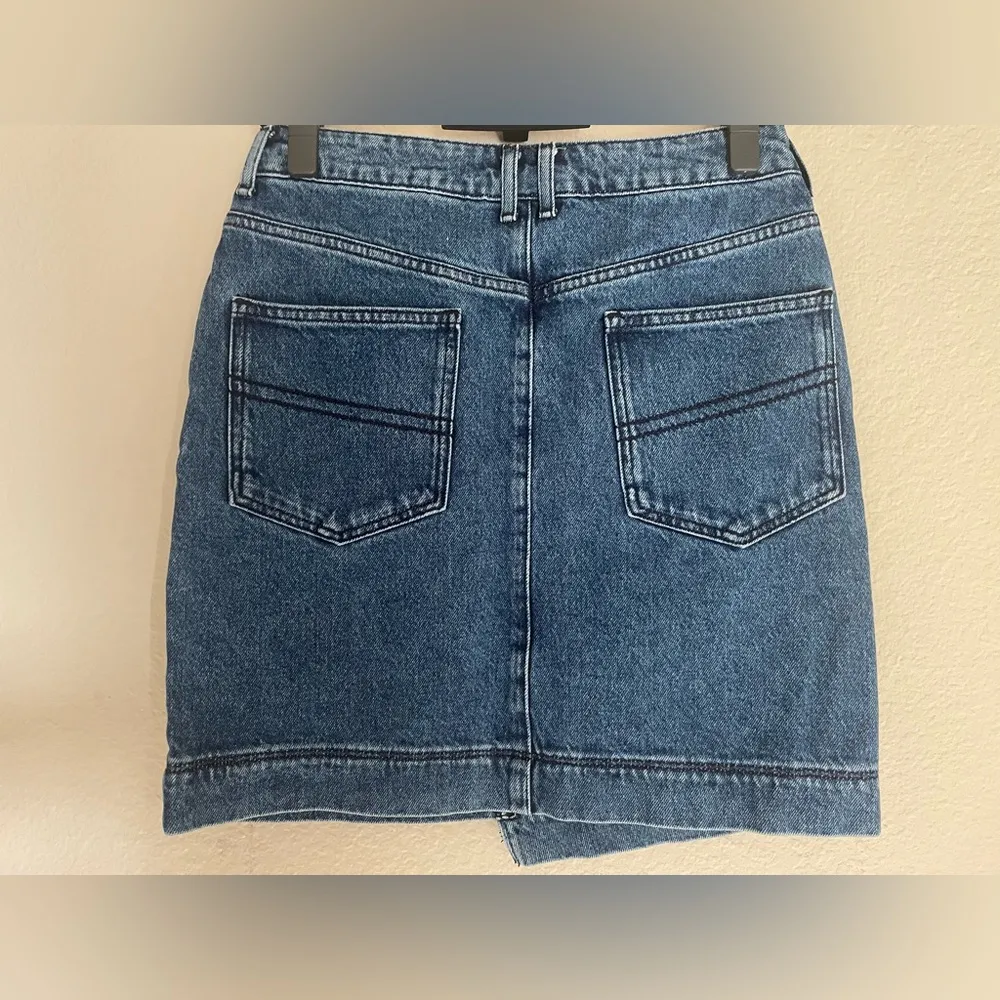Collusion Denim Skirt Size 6 Blue - Image 4