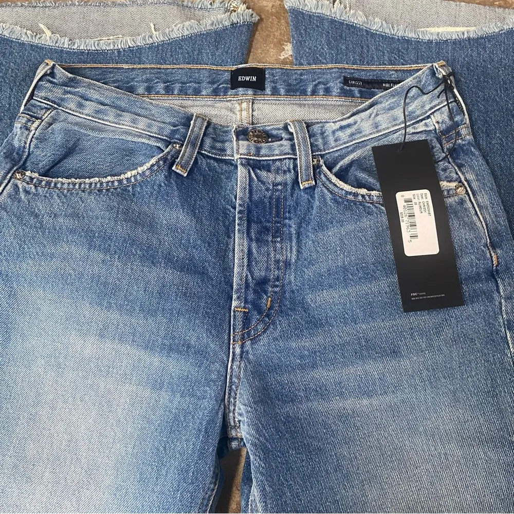 Free People Edwin Chrissy flare leg jeans in Rumor NWT bootcut retro 26 - Image 9