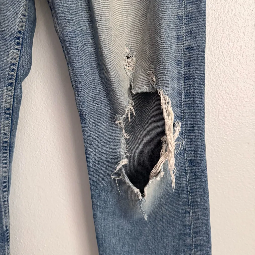 Mother The Tomcat Ankle Quite Contrary Jeans Blue Size 27 - Image 7