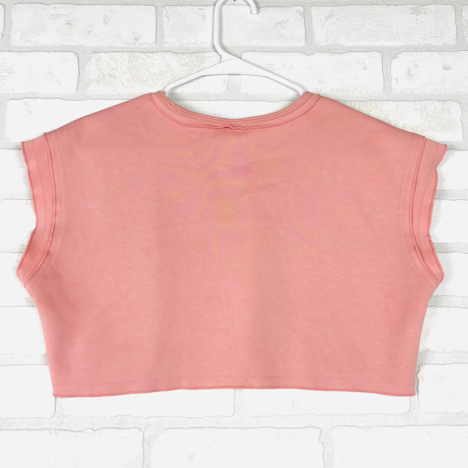 AYBL Women's Crop Top Sleeveless Gym T-Shirt Fitness Workout Athletic Medium‎ - Image 11