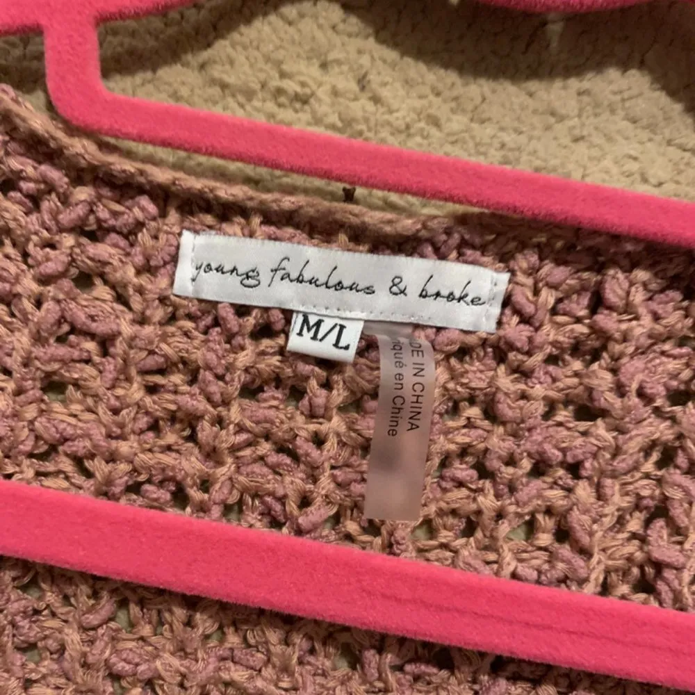 Young Fabulous & Broke sweater M/L - Image 2