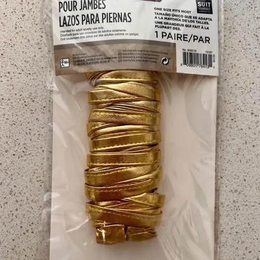 Gold Goddess Leg Wraps Halloween* - Image 3