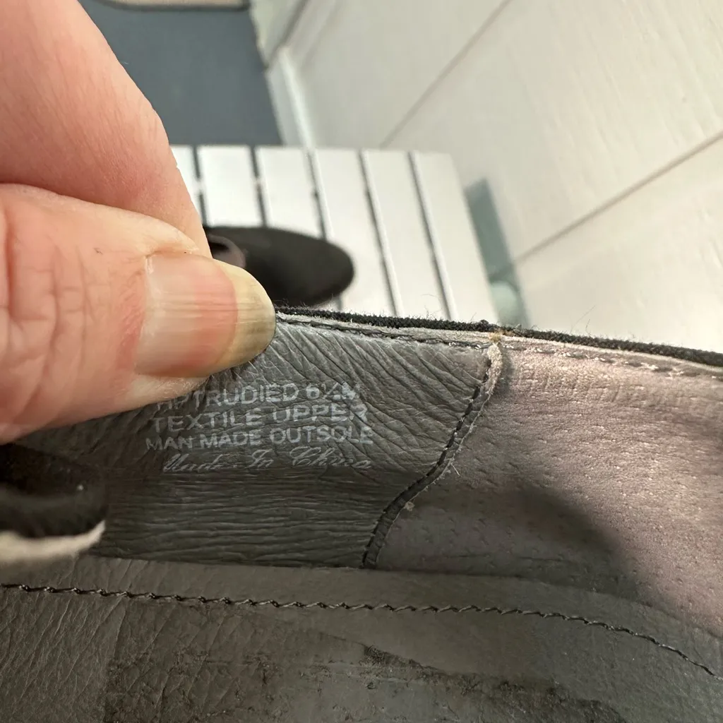 Donald Pliner Navy Trudie Wedge Loafer Crepe Elastic Size 6.5 NWOT - Image 10