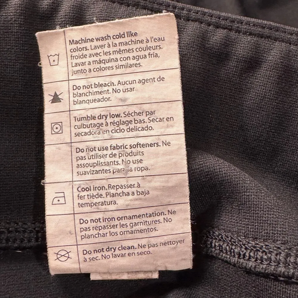 Carhartt Force X-Large (16/18) Fitted Legging Pants Hi-Rise Stretch Pocket Black - Image 11