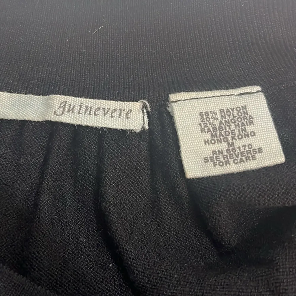 Anthropologie Guinevere black long sleeve sweater Size M - Image 3