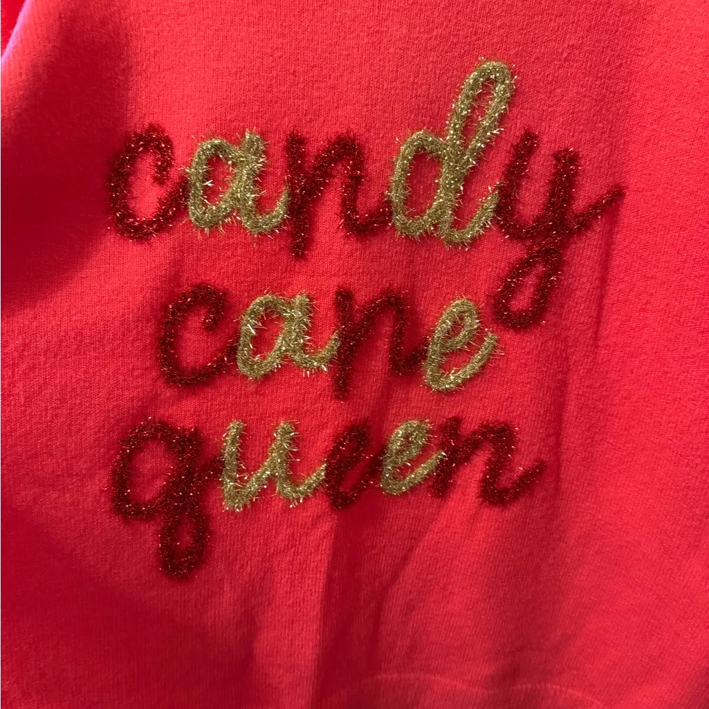 Christmas Sweater Ugly/Cute Pink Candy Cane Queen Size L by Gilli Size L - Image 3