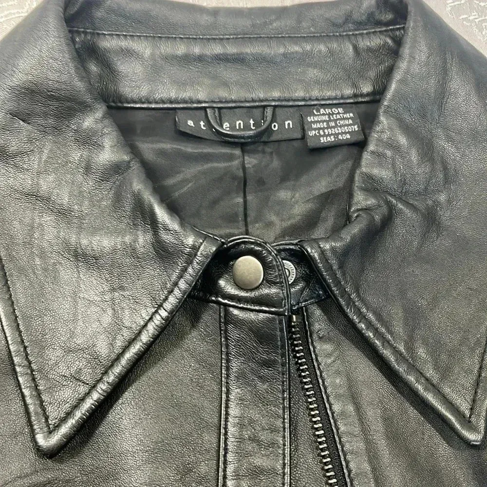 Attention leather jacket L - Image 5
