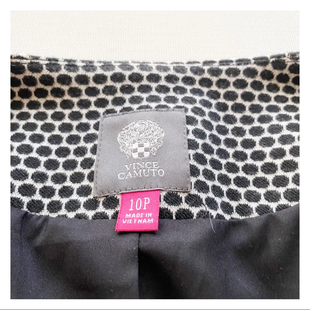 Vince Camuto Polka Dot Moto Jacket Blazer - Image 6