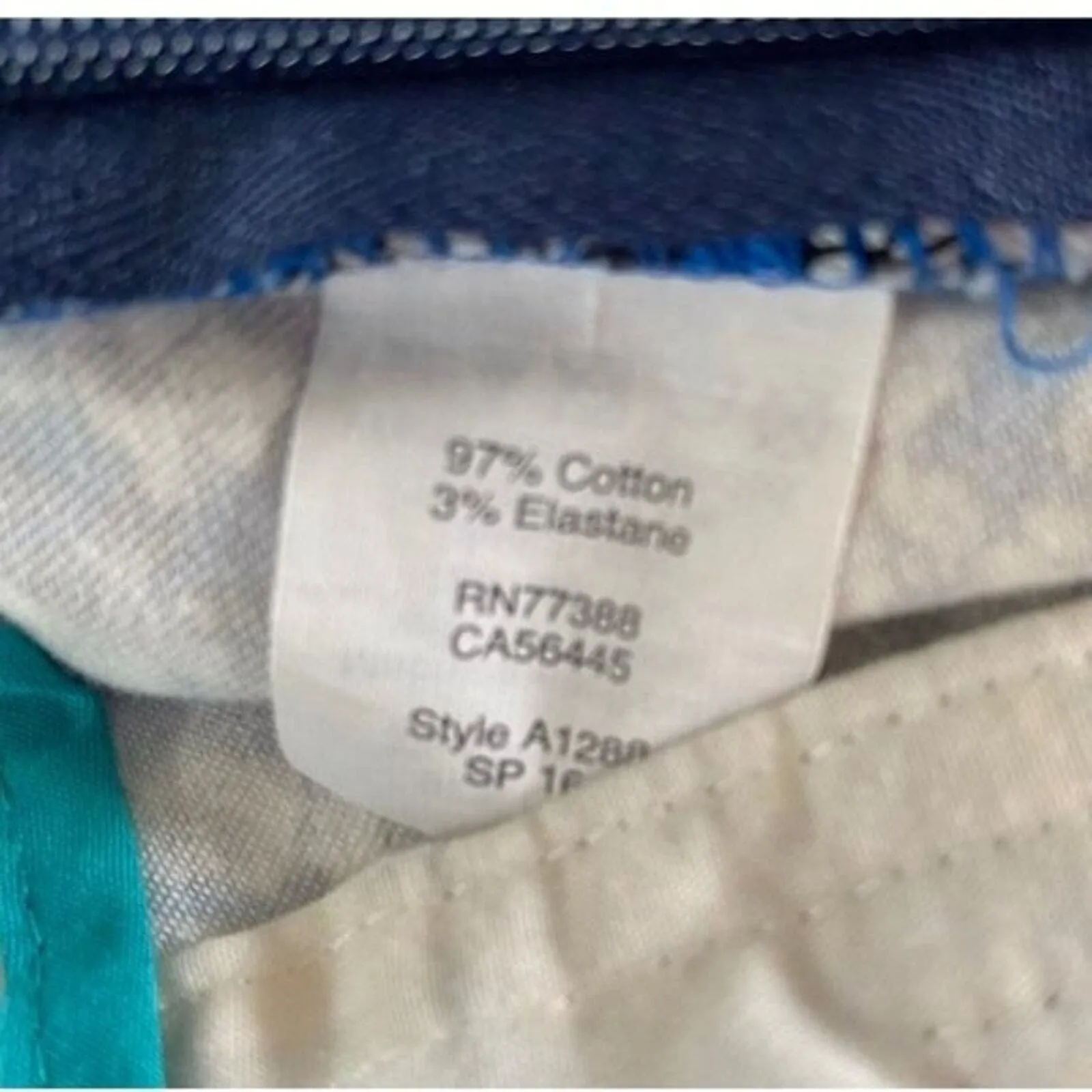 J Crew Shorts Womens 6 Blue White Ditzy Floral Flower Chino Printed Oxbow Preppy - Image 8