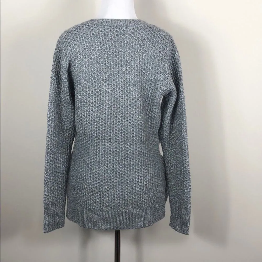 StyleStalker Grey Kyanite Sweater Knit Draped Hem NWT Size Small - Image 8