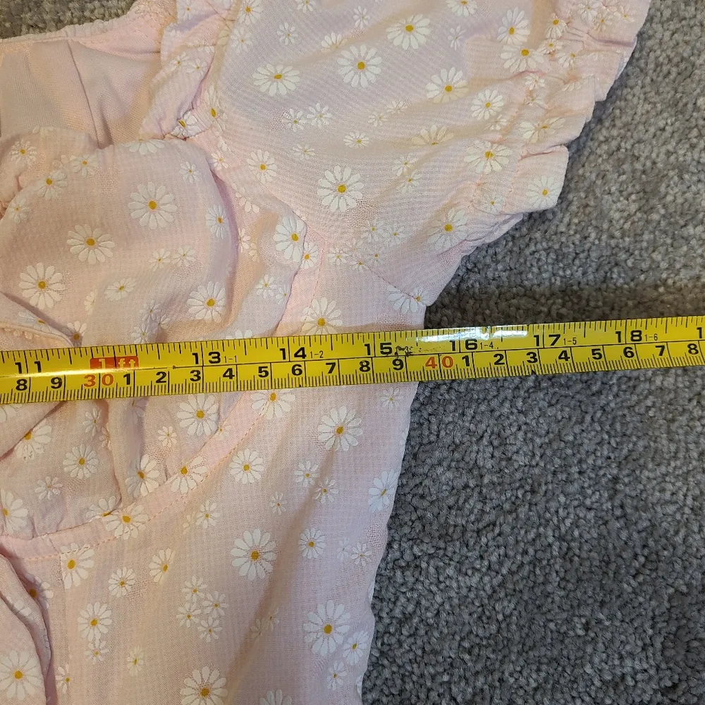 Princess Polly Back to Paris Mini Dress Size 8 Pink Valentine's Feminine Floral - Image 14