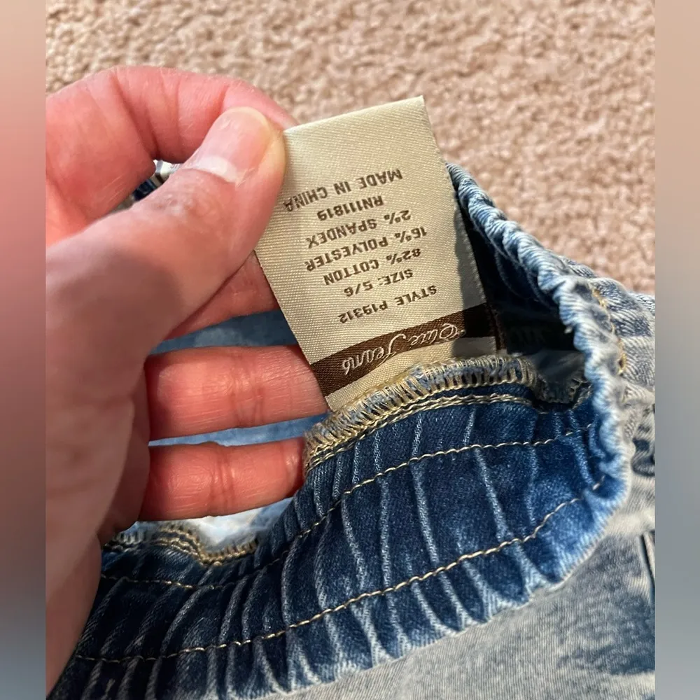 ELITE JEANS Ankle Length blue denim jeans with drawstring - Image 3