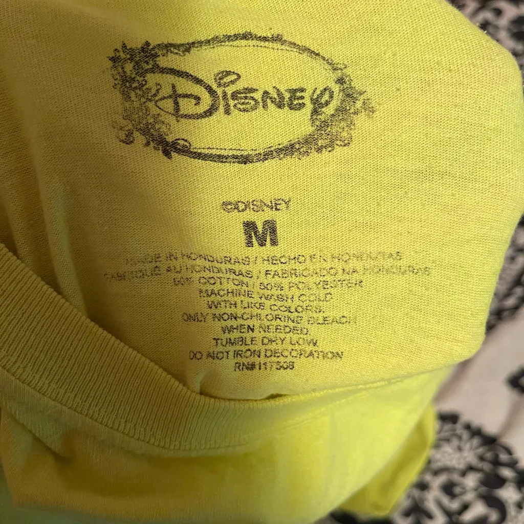 Disney Bright Yellow Graphic Tee - Image 4