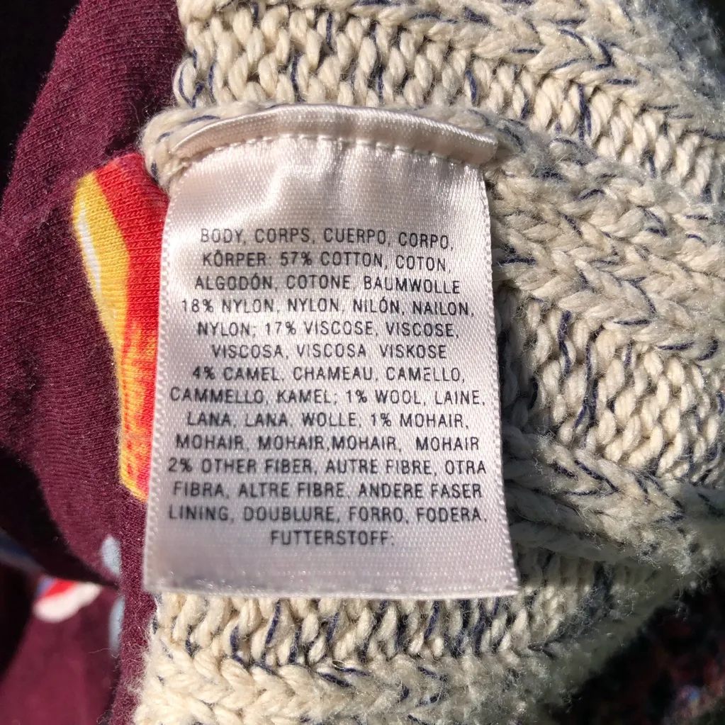 Anthropologie HWR Pom Pom Cardigan Sweater Lined XS - Image 8