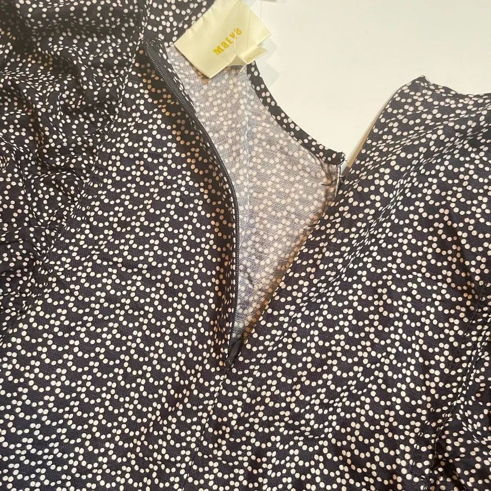 MaEve Anthropologie Nilaya Long Puff Sleeve Dress Women’s Size Medium - Image 10