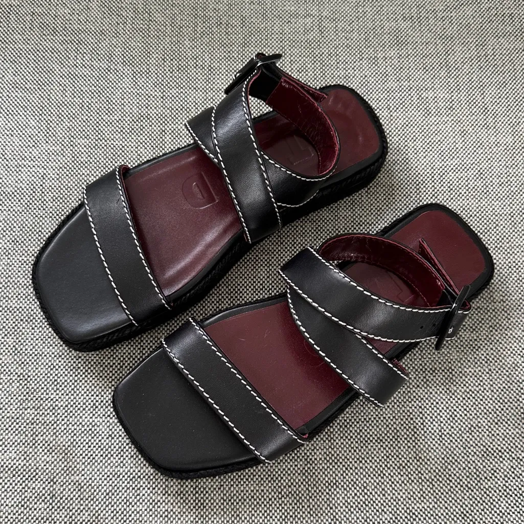 STAUD Lara Espadrille Sandals - Image 6