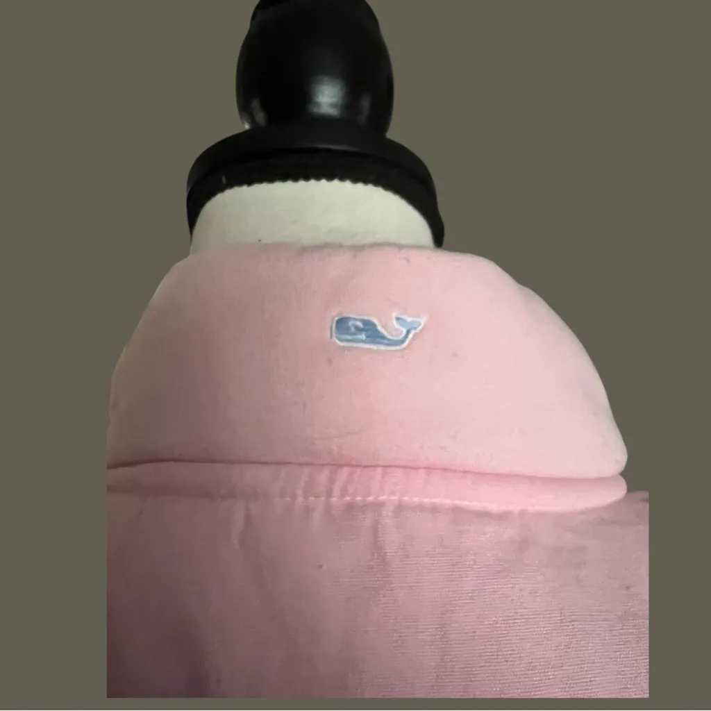 Vineyard Vines Pink Grand Hotel Mackinac Island quarter zip. SZ. XL. - Image 3