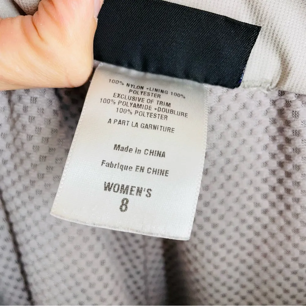 Patagonia Vintage Powderkeg Shell Ski Pants Waterproof White size 8 women’s - Image 13