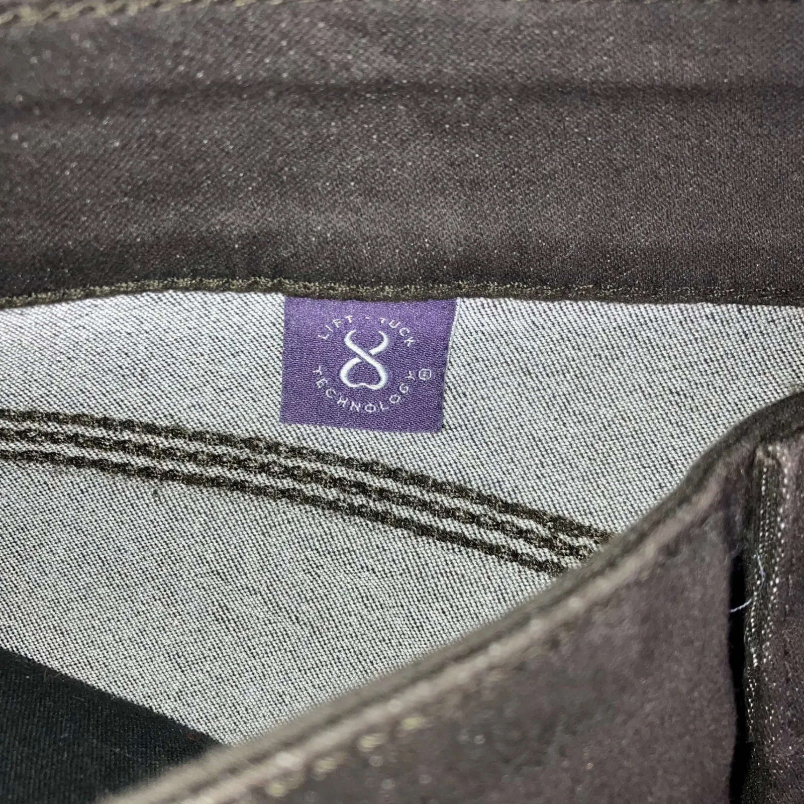 NYDJ Legging Women 6 Brown Mid Rise Straight Leg Stretch Lift Tuck Technology - Image 9