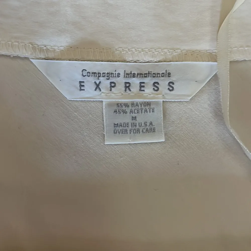 Vintage Sexy Tank Top adjustable Spaghetti Strap Polyester Size M - Image 5