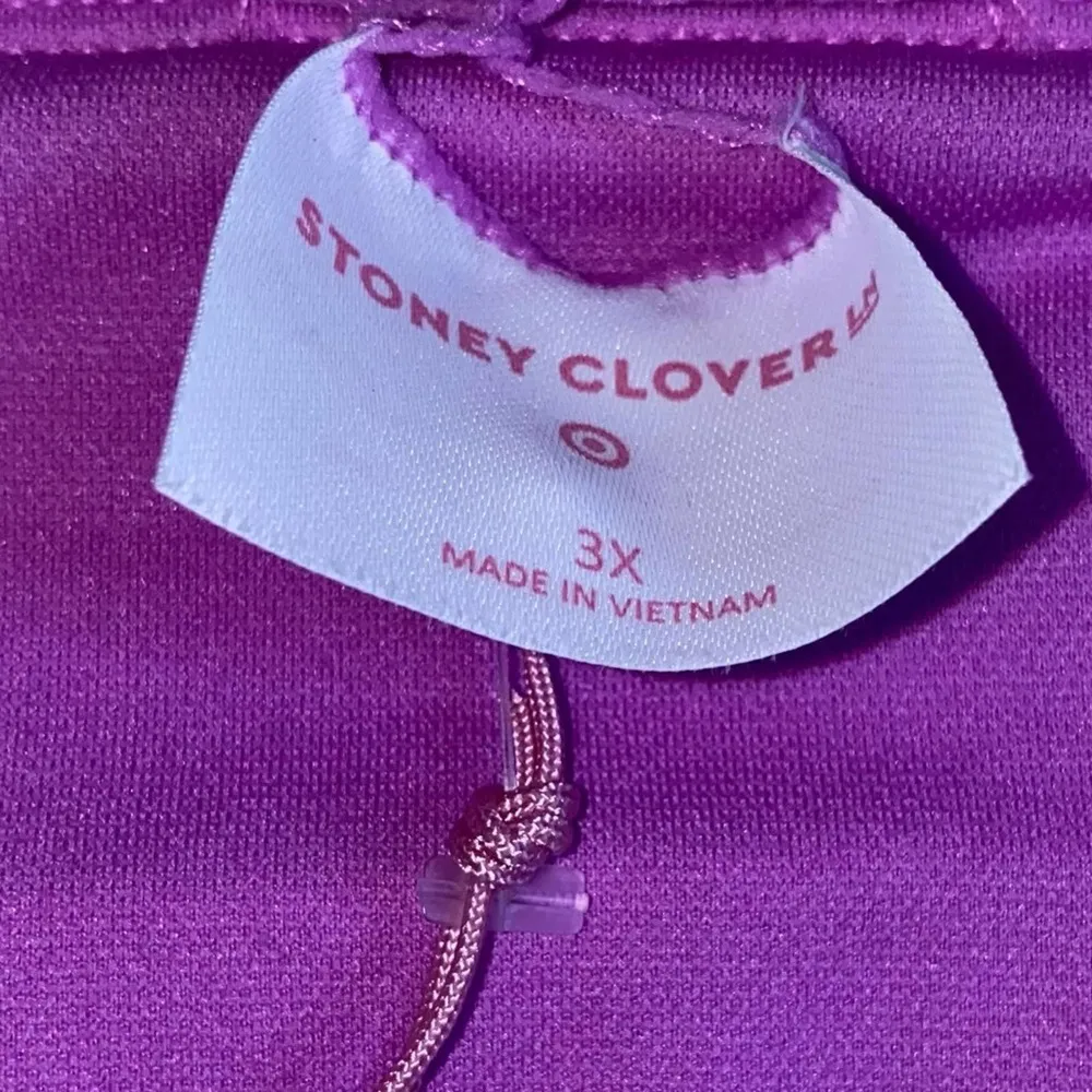 NWT Stoney Clover Lane X Target High Leg High Waist Purple Bikini Bottoms - Image 4