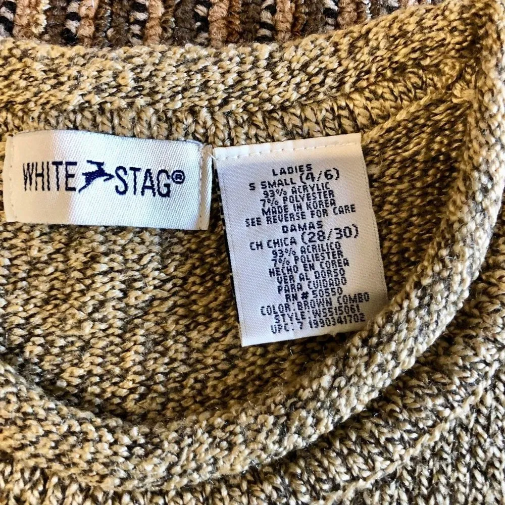 White Stag Pullover Sweater Womens S (4/6) Used - Image 9