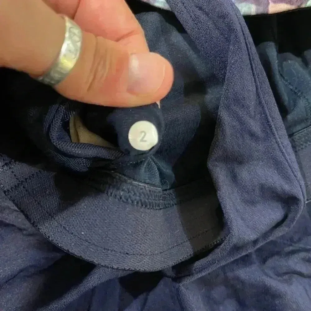 Lululemon All Sport Support Tank Navy Iridescent Multi Workout Bra Top Women's 2 - Image 6