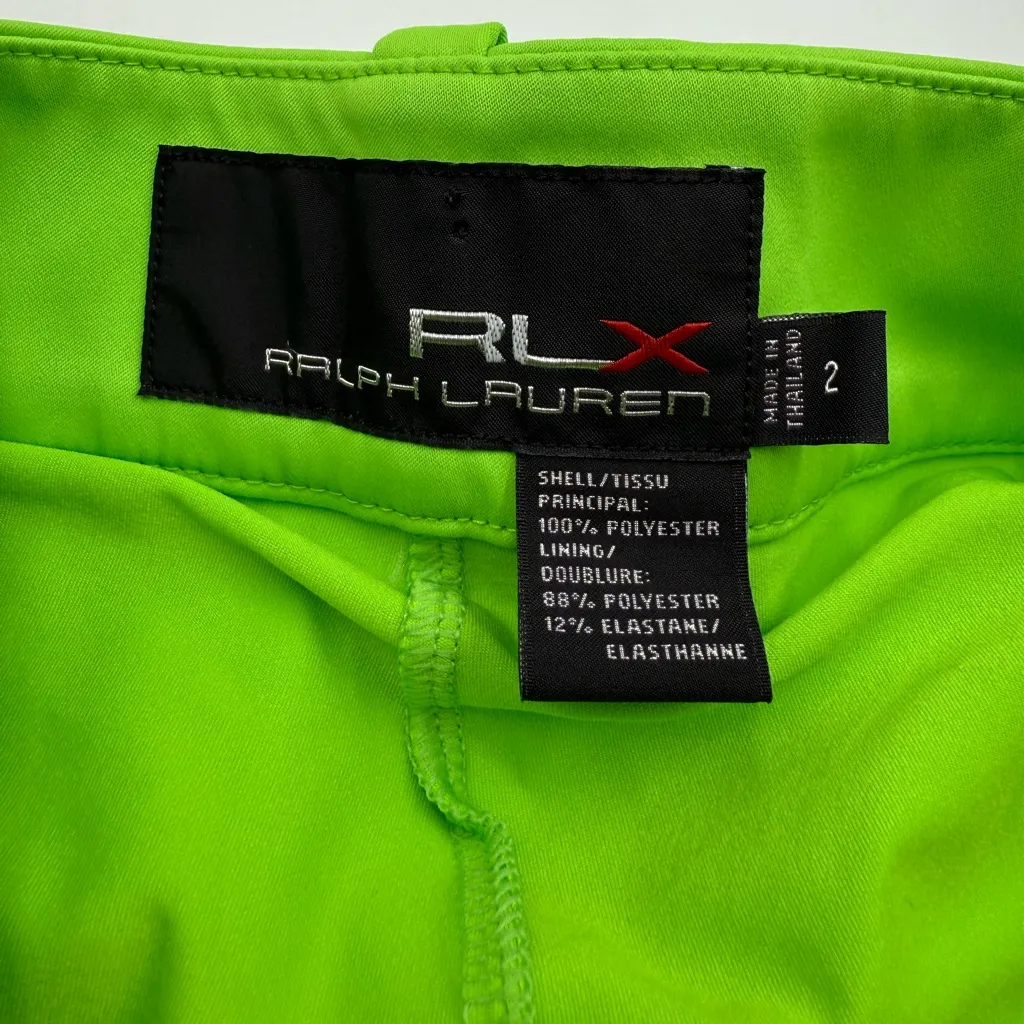 RLX Ralph Lauren Golf Skort Green Size 2 - Image 5
