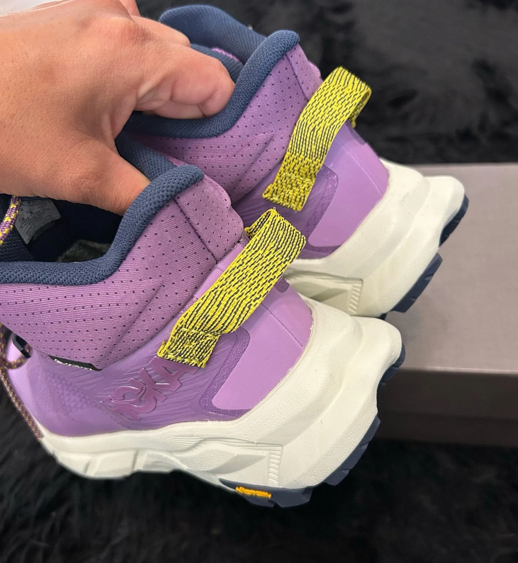 HOKA one one Trail Code GTX purple hiking shoes sneakers new  - Image 4