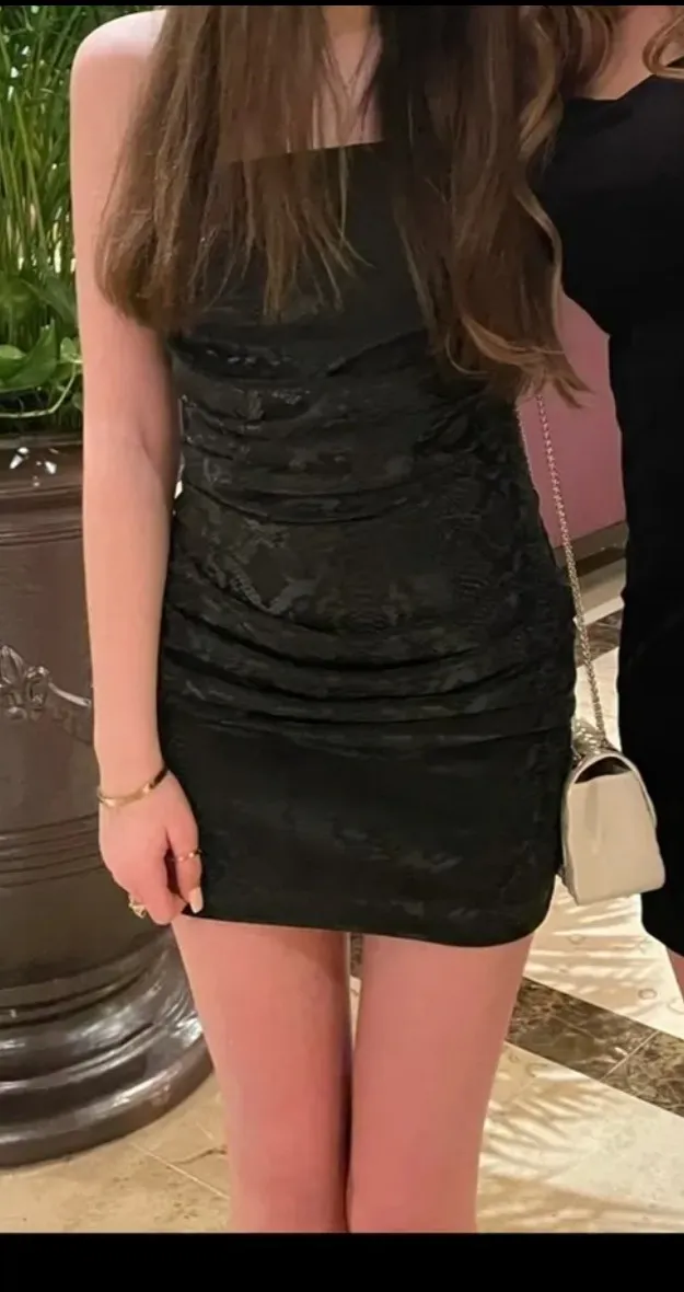 Snakeskin Tight Dress - Image 4