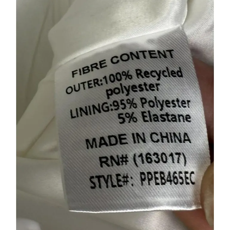 Princess Polly Bodysuit Womens 6 White Satin Cowl Corset Boned Bustier Top Party - Image 4