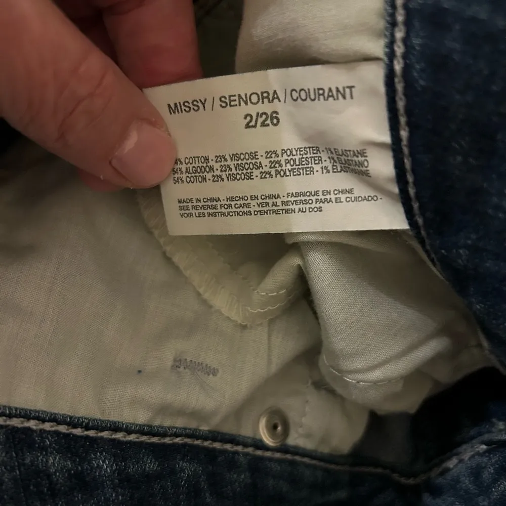 Vintage America Blues Judy Color Block Denim Skirt - Image 4