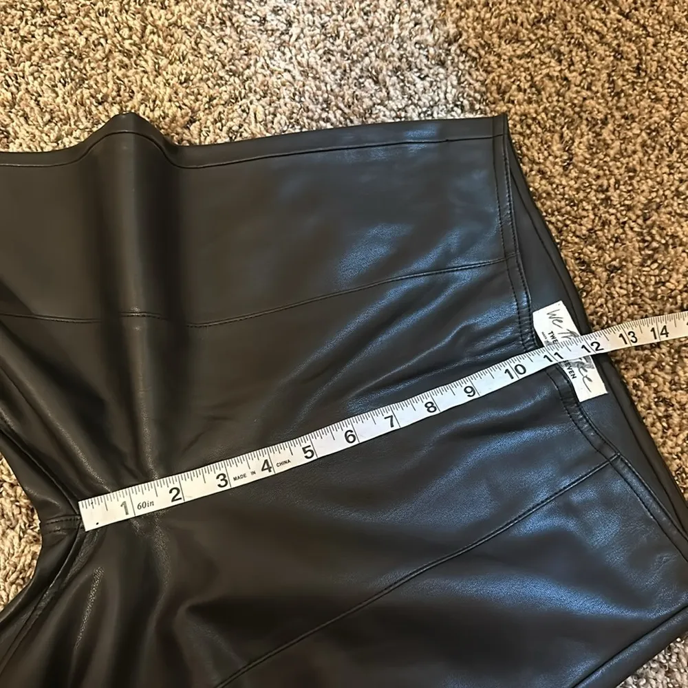 We The Free Faux Leather Pants / Leggings Black 27 - Image 4