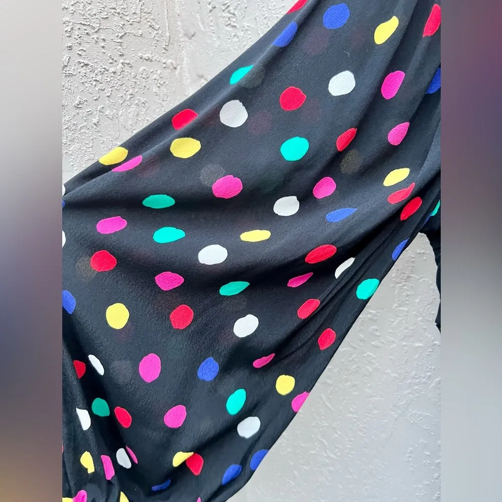 Rixo x Target black multicolor polka dot mini dress 8 new with tags - Image 7