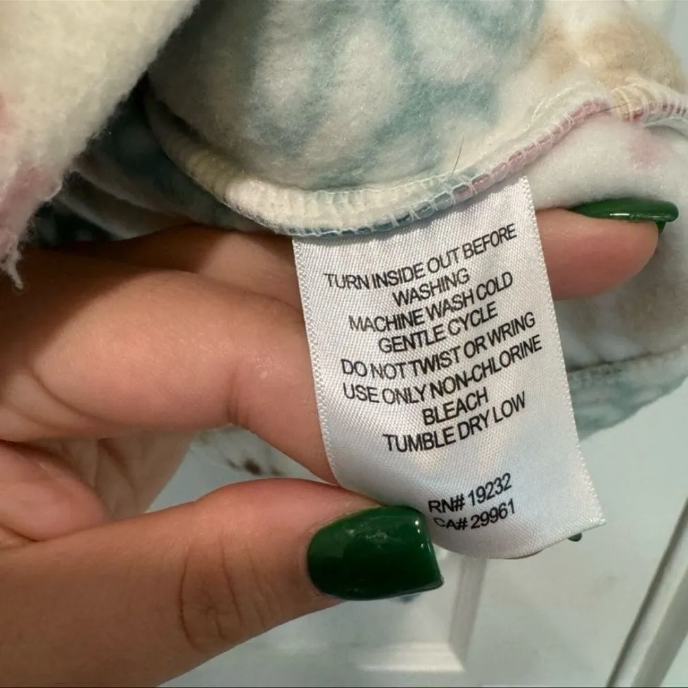 Alfred Dunner Snowflake Printed Fleece Jacket with Sequin Beads | Size Medium - Image 5