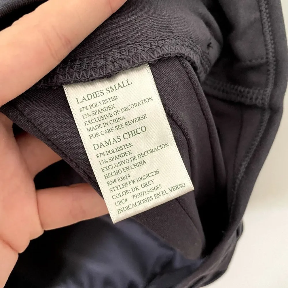 Tangerine gray half zip running workout athleisure sweatshirt comfortable light - Image 6