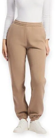 Lazy Pants | M | Nova Premium Fleece Relaxed Jogger Sweatpants in Camel Tan Size M - Image 1