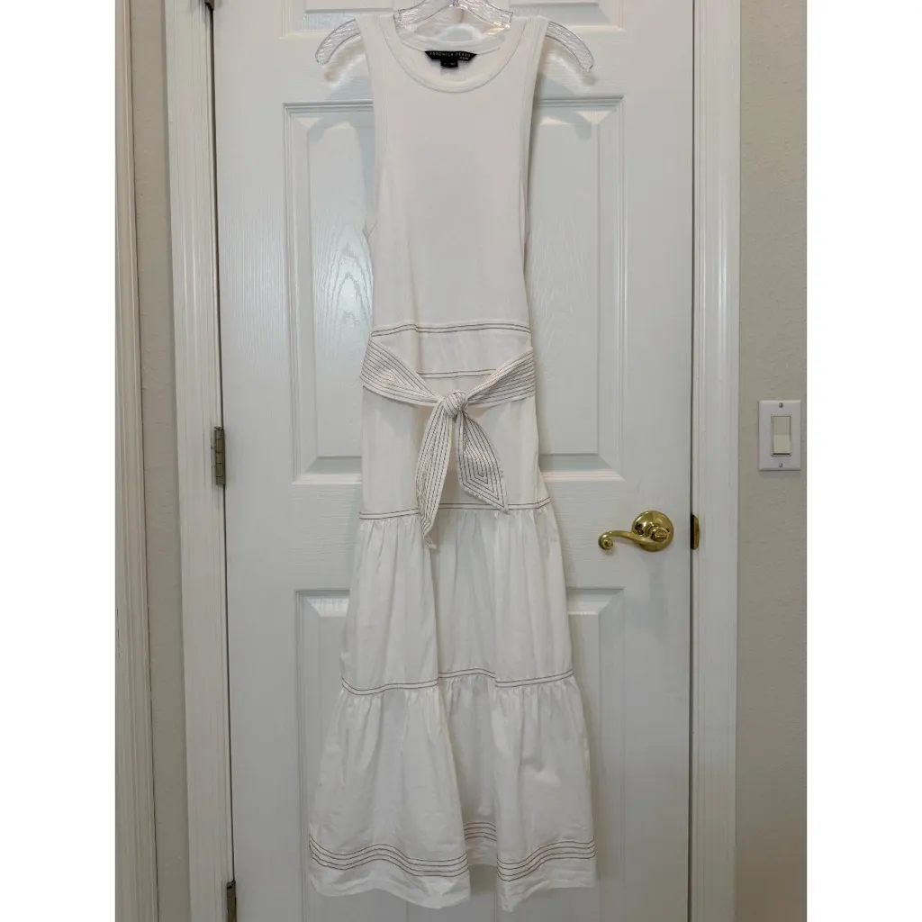 Veronica Beard Austyn Belted Midi Dress Size Small - Image 8