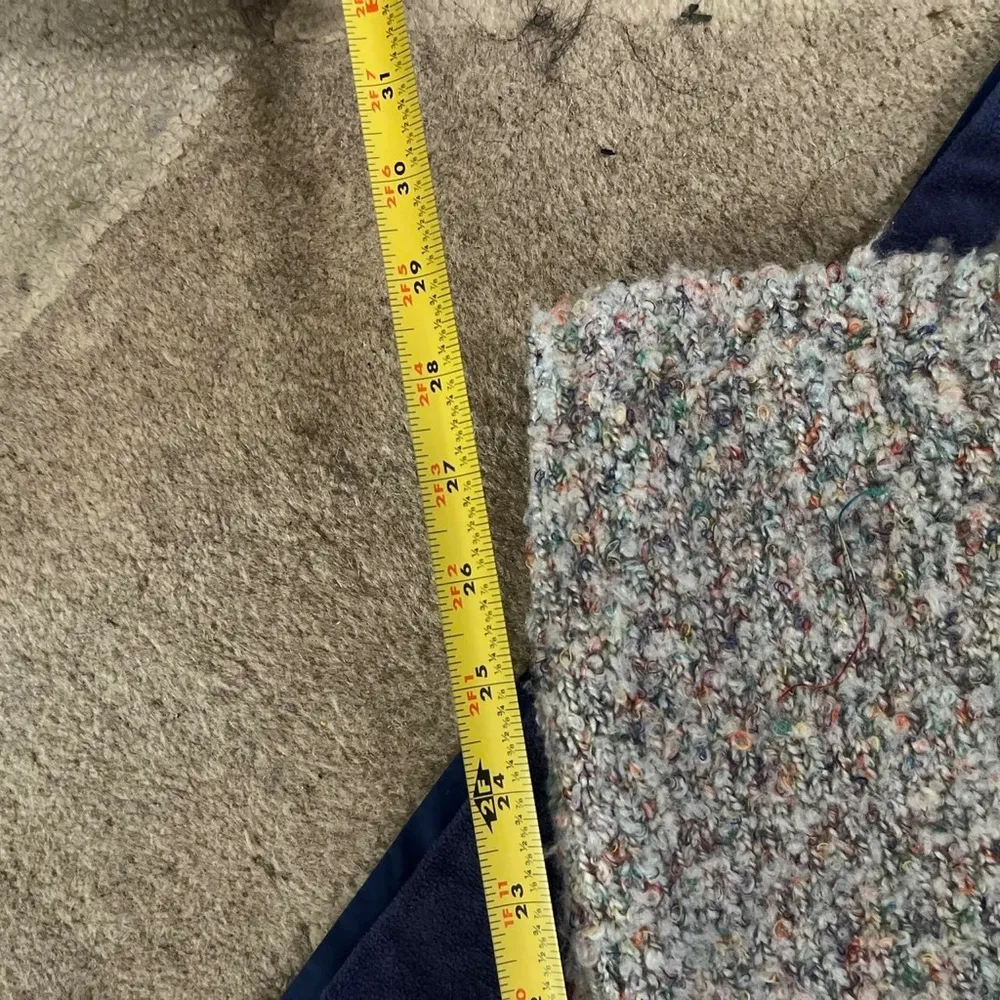 Dressbarn woman white multicolored cardigan sweater collared knit jacket 
3X - Image 6