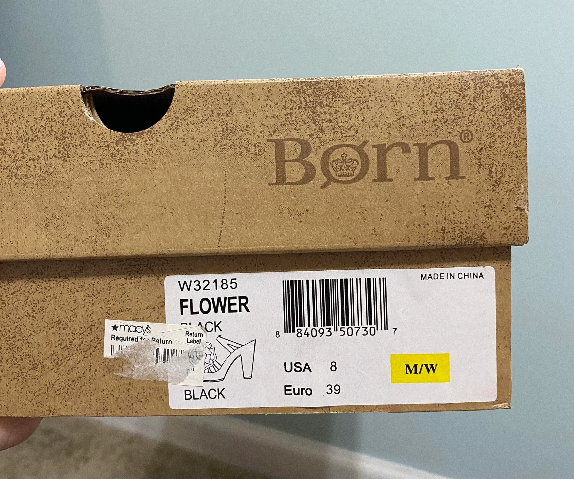 Born Heels Black Size 8 - Image 7