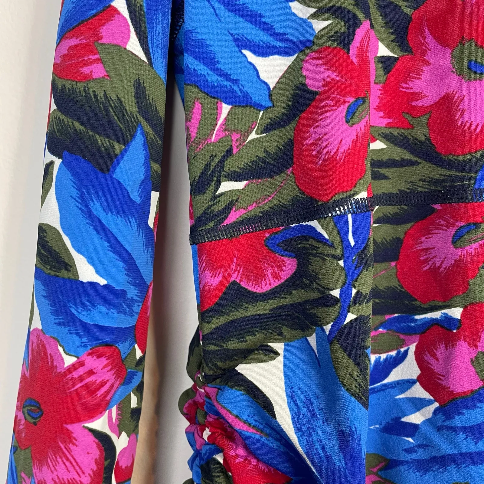 Coolibar Island Ruche Swim Shirt Swimming Rash Guard Long Sleeve Top womens L Multiple Size L - Image 9