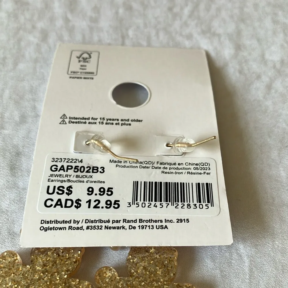 Gap : Festive Gingerbread People Earrings - Image 3