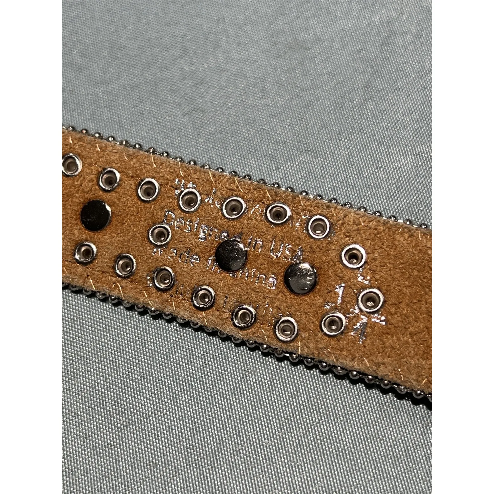 Barrel Racing RHINESTONE Western Bling Belt - SZ Large D8 - Image 11