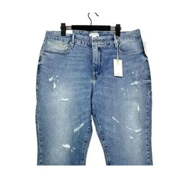 NWT Good American Classic Slim Bootcut Jean Sexy High Rise 14 / 32 Indigo Blue - Image 3