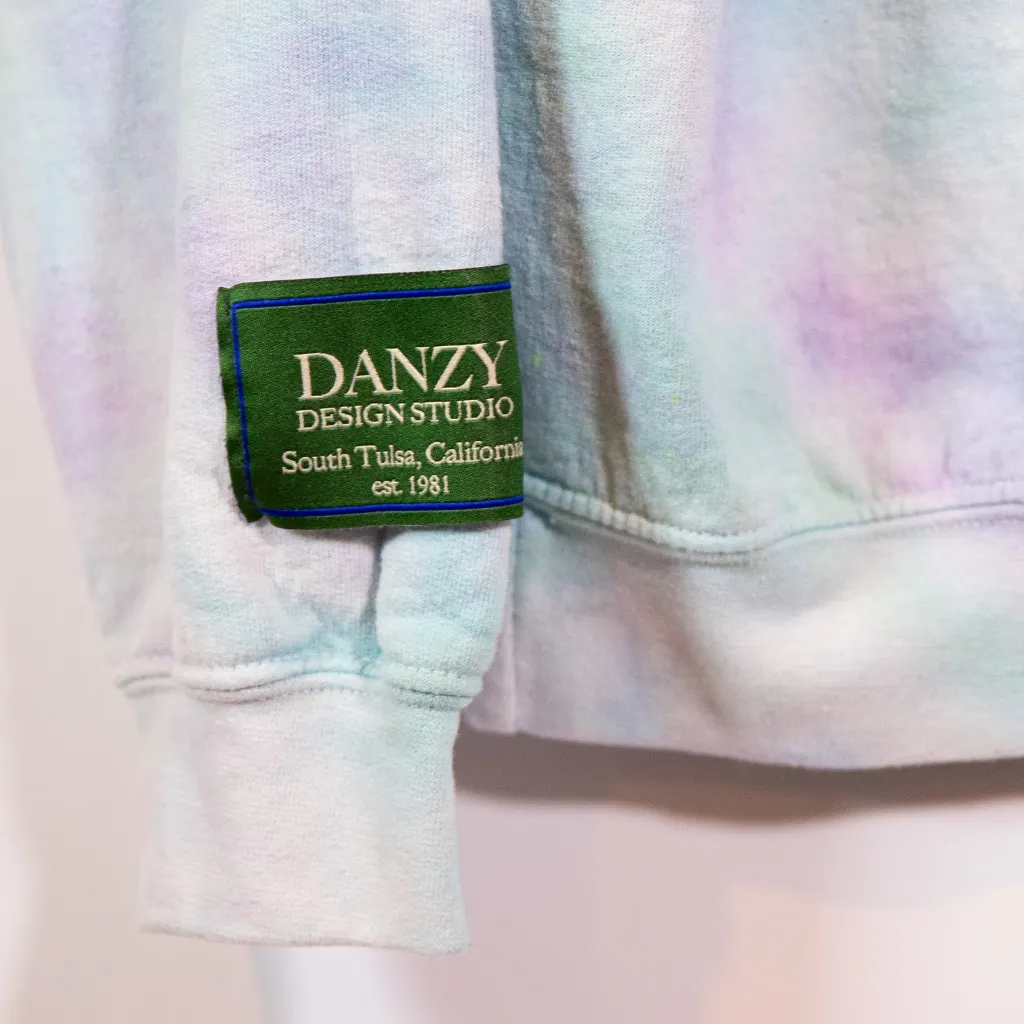 Danzy Tie Dye Ombre Collection Cotton Crew Neck Pullover Sweatshirt Sweater S - Image 4