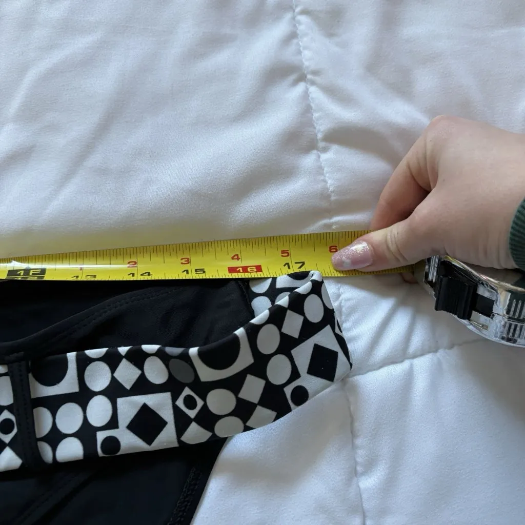 Vintage 90s Y2K Womens Size XL Black Swimsuit Bikini Bottom Beach Summer Funky - Image 4