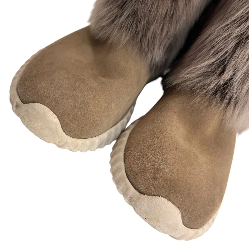 Johnston & Murphy Kari Suede Shearling Boots - Image 2