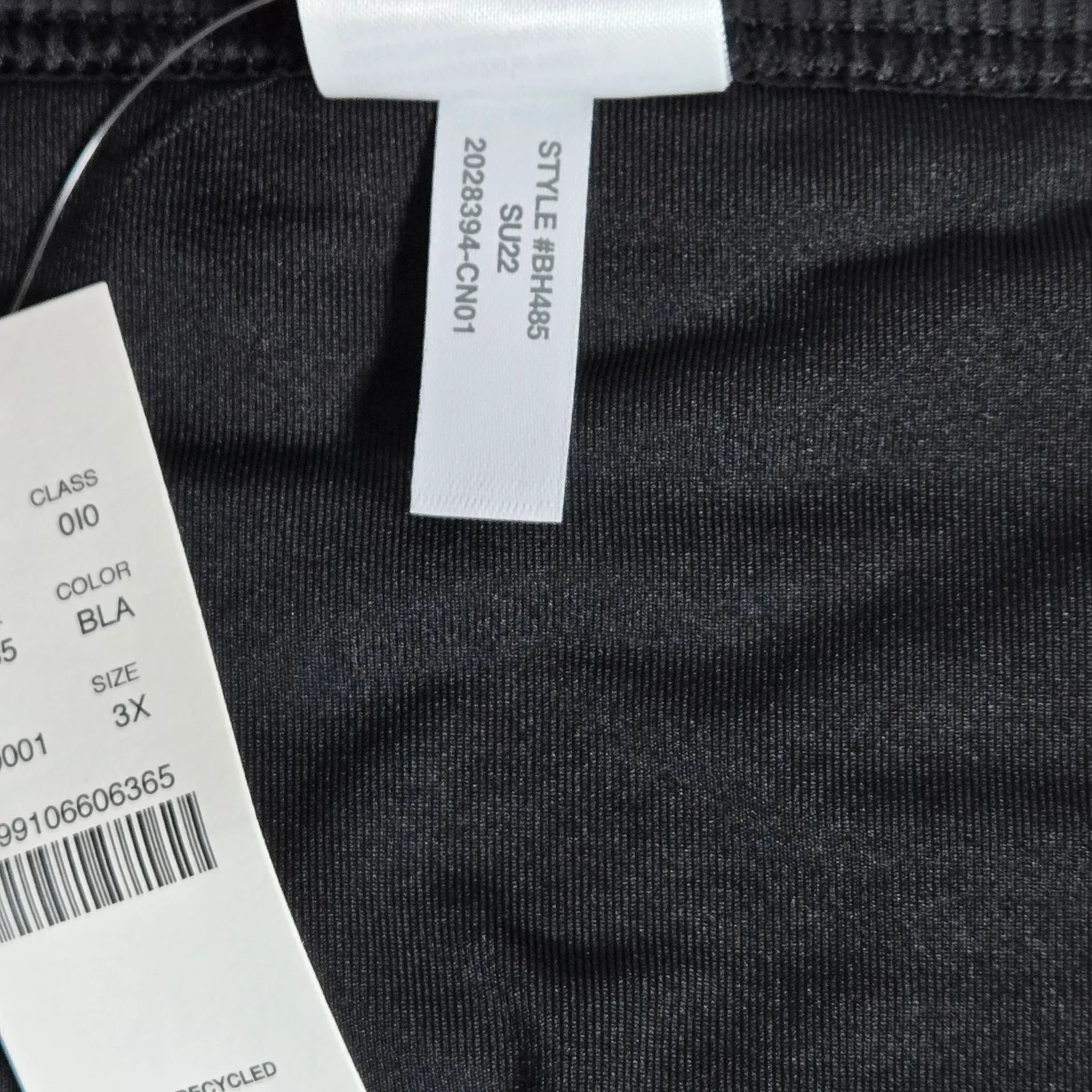 J.‎ Crew Ribbed-trim hipster full-coverage bikini bottom Black 3X NWT - Image 5