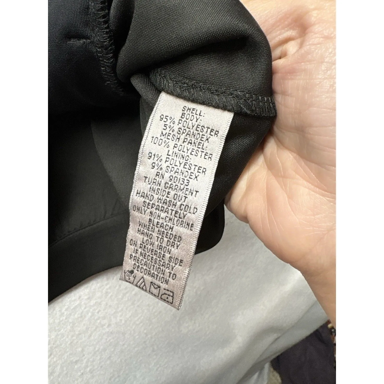 Bob Mackie Wearable Art Sequin Bomber Full Zip Up Jacket Black Women Size L NWT - Image 4